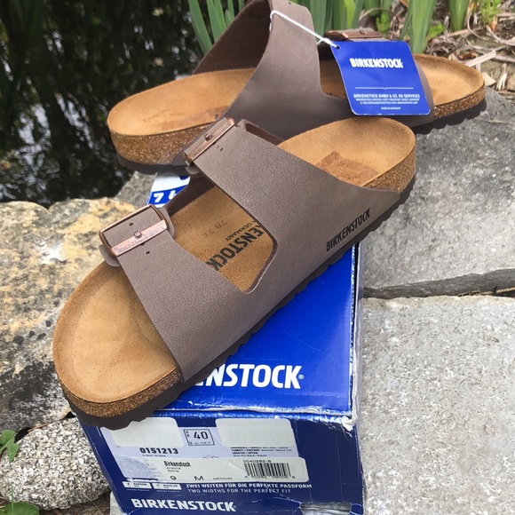 New In Box-Birkenstock Arizona-Stone-Sz 40 (9)-Medium-Narrow Fit - Picture 16 of 16
